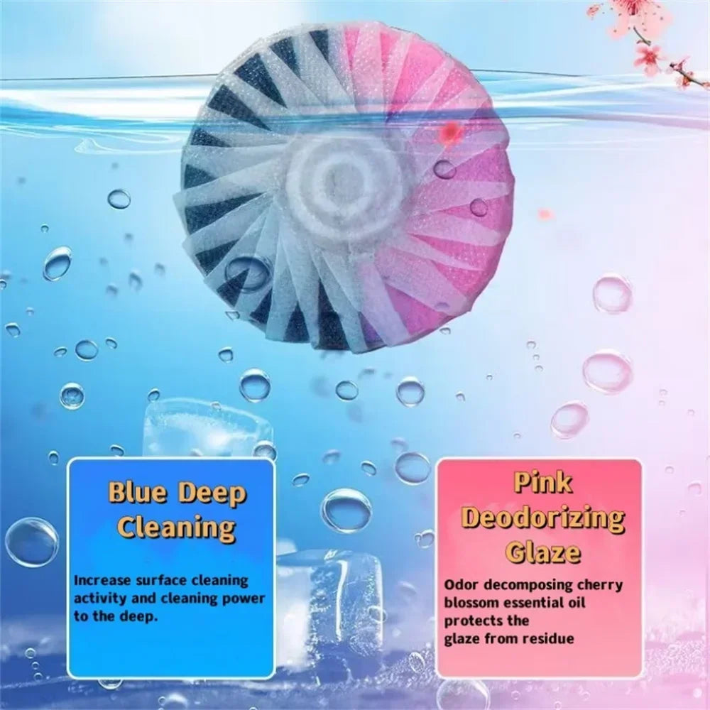 New Automatic Toilet Bowl Cleaner Effervescent Tablet Bathroom Freshener Deodorization Stain Remover House Supplies