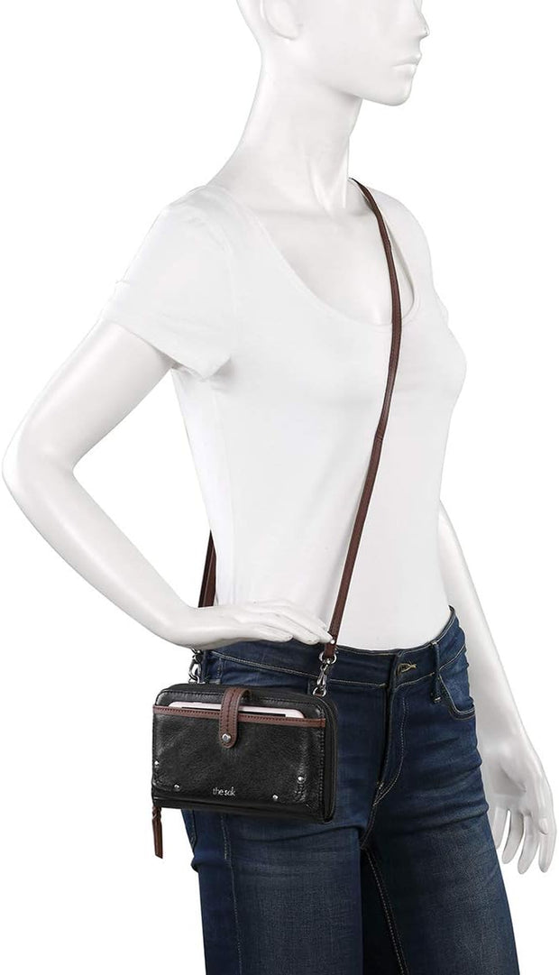 , Womens, Iris Large Smartphone Crossbody Bag in Leather