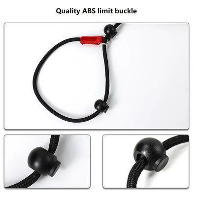 Training Dog Choking Rope Leash 2 in 1 Lead Collar 150cm P-Shaped Chain Slip Lead Control Leash for Small Large Competition Dogs