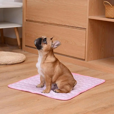 Dog Mat Cooling Summer Pad Mat For Dogs Cat Blanket Sofa Breathable Pet Dog Bed Summer Washable For Small Medium Large Dogs Car