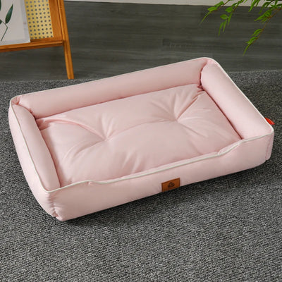 Waterproof Dog Bed 600D Oxford Pet Dogs Beds for All Seasons Thickened PP Cotton Filling Bite-resistant Pet Mat Dog Accessories