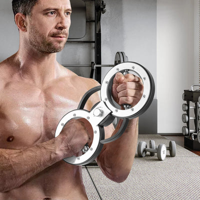 12 LBS Burn Machine w/Adjustable Resistance & 360° Rotation for Home/Gym