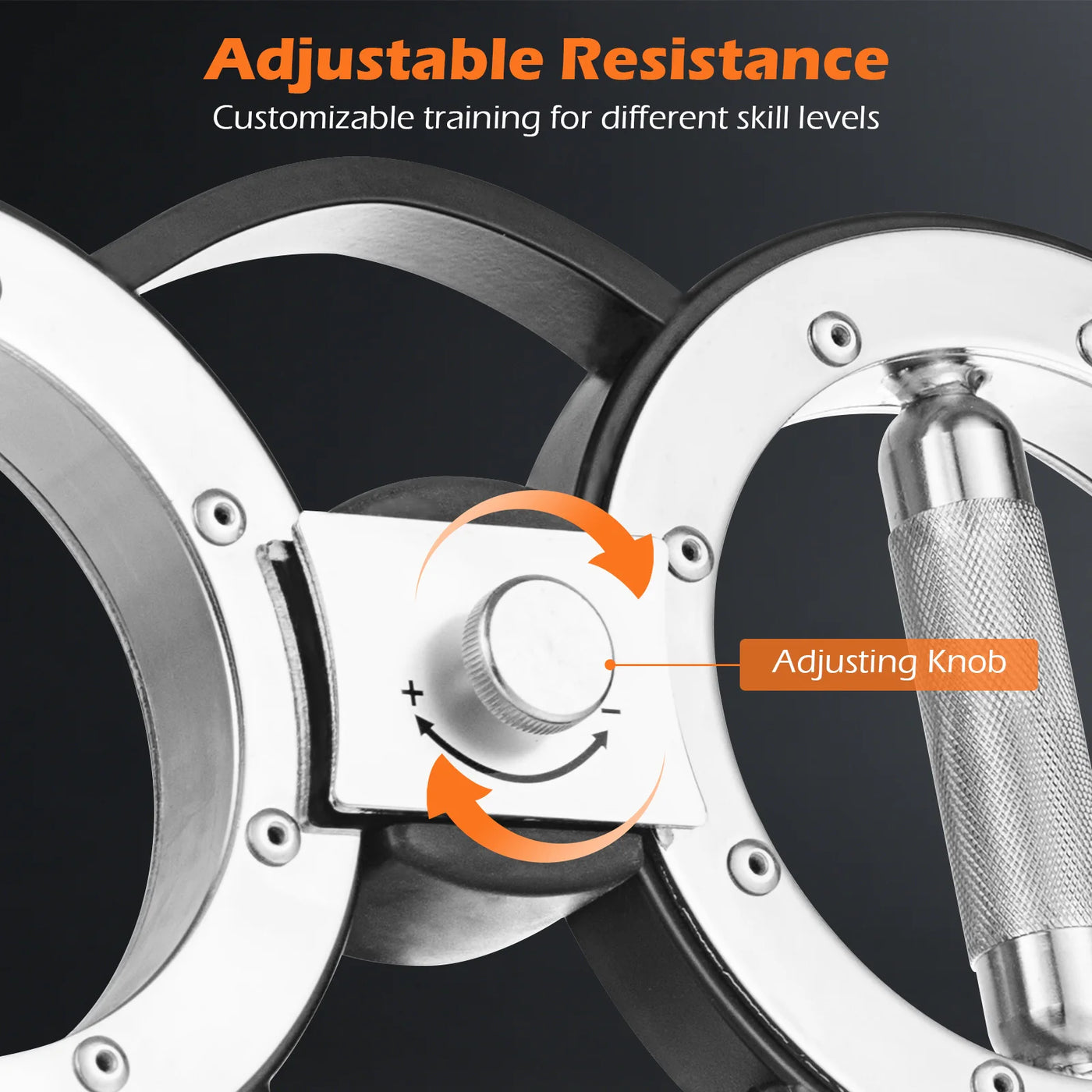 12 LBS Burn Machine w/Adjustable Resistance & 360° Rotation for Home/Gym