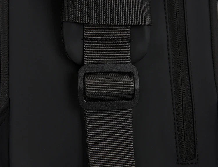 Fashion Business Men's Crossbody Bag Anti-Theft Password Lock Men's Chest Bag With USB Charging Port Travel Shoulder Bag for Man