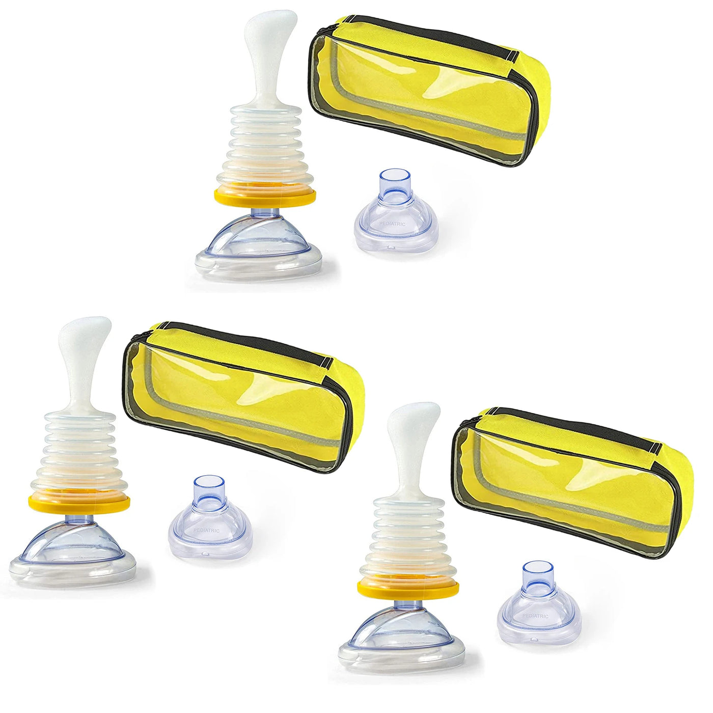 4pcs/3pcs First Aid Kit Choking Device Adults & Children Home Asphyxia Rescue Device Anti Suffocaation 2 Size Choking Rescue Kit