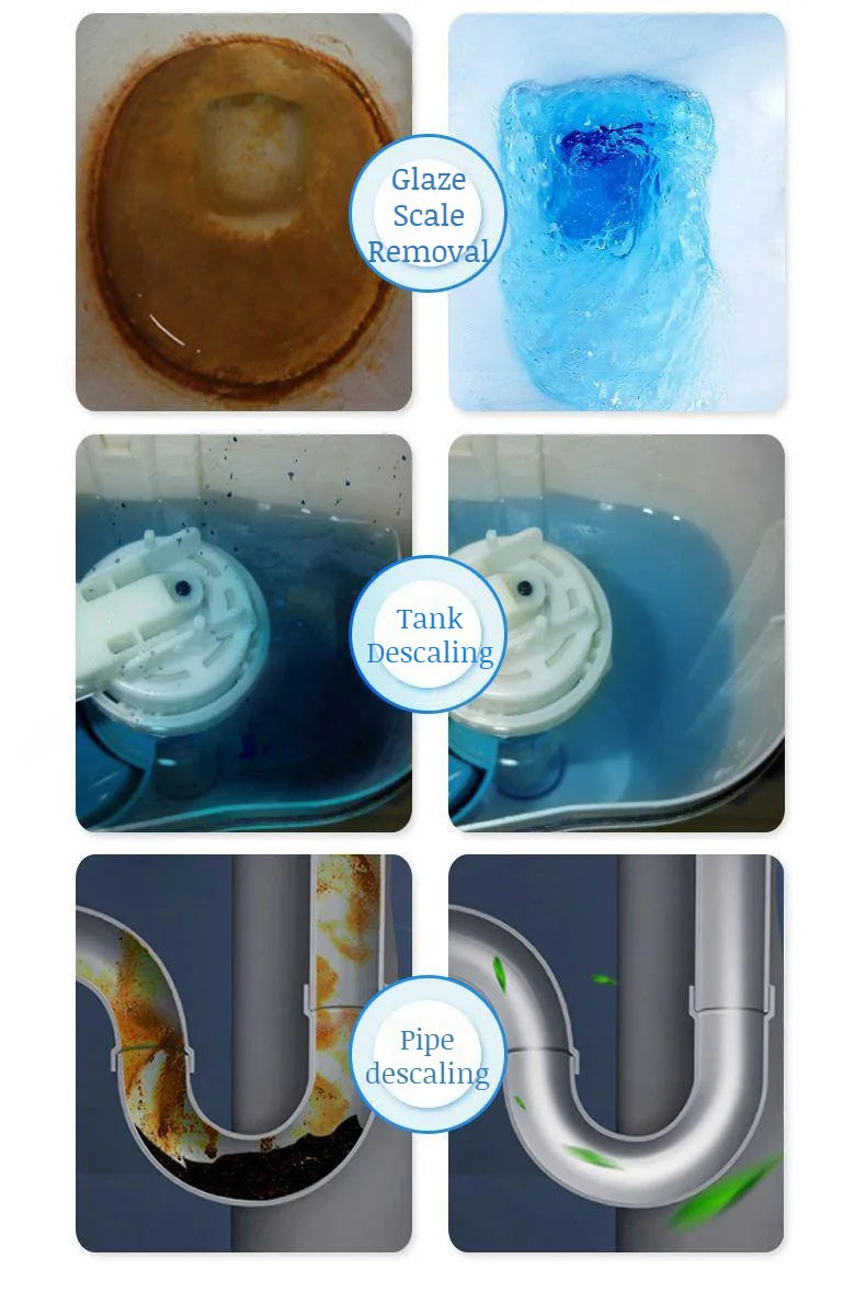 Toilet Bowl Cleaner Automatic Toilet Bowl Cleaner Disinfecting Deodorizing Household Descaling