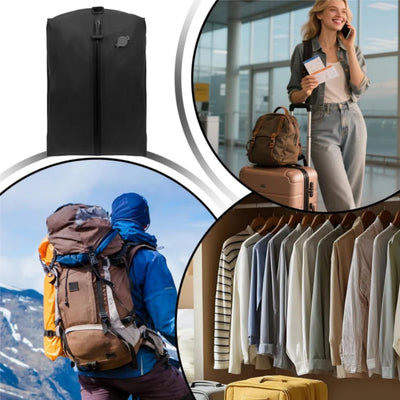 Vacuum Storage Bags Travel Essentials Compression Pack Empty Bag Clothes Vacuum Travel Bag, for Suitcases Backpack Space Saver