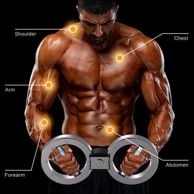 Burn Machine Grip Strength Trainer 8 Pounds Resistance Adjustable Forearm Exerciser Arm Strengthener for Fitness Workout Boxing