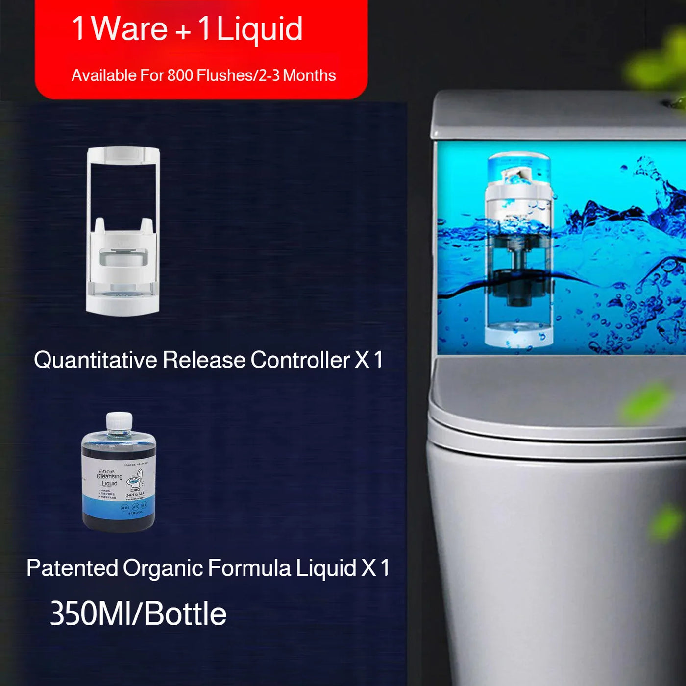 Toilet Bowl Cleaner Automatic Toilet Bowl Cleaner Disinfecting Deodorizing Household Descaling