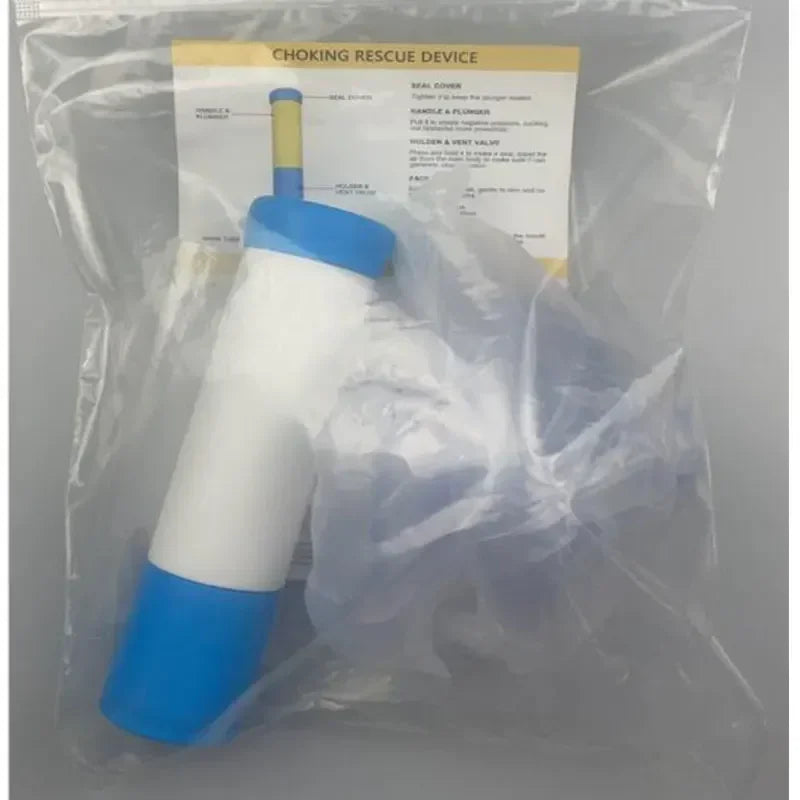 Portable Upgrade First Aid Kit for Kids Adults Choking Emergency Life Saving Suction Vac Anti Choke Device
