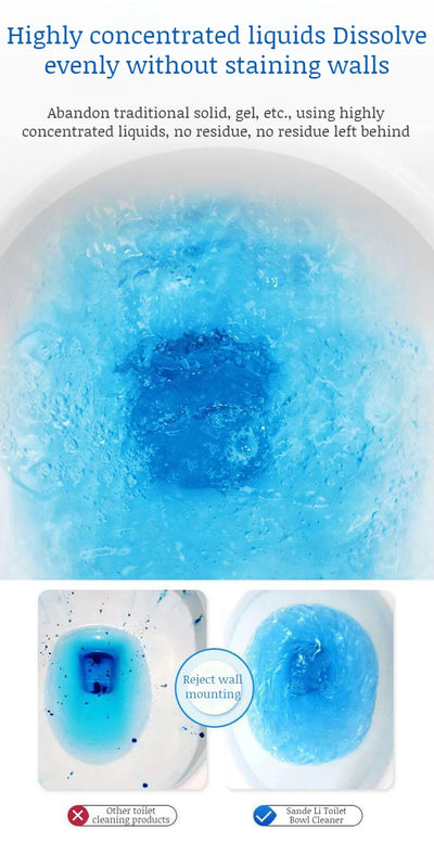 Toilet Bowl Cleaner Automatic Toilet Bowl Cleaner Disinfecting Deodorizing Household Descaling