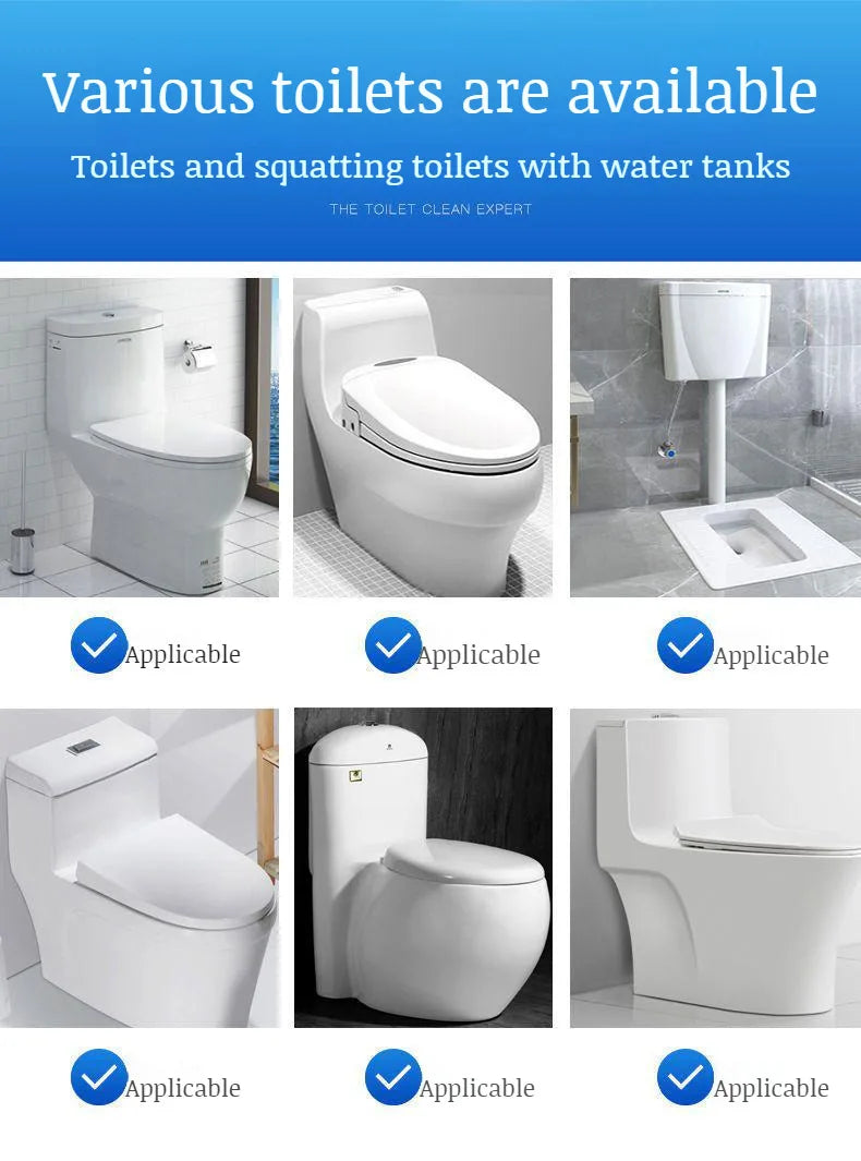 Toilet Bowl Cleaner Automatic Toilet Bowl Cleaner Disinfecting Deodorizing Household Descaling