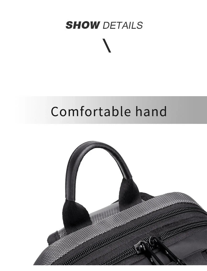 Men Fashion Anti-theft Lock Multifunction Shoulder Bags USB Charging Sling Crossbody Travel Messenger Chest Bag Pack For Male