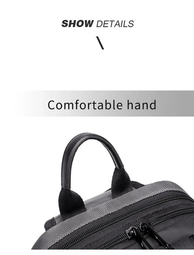 Men Fashion Anti-theft Lock Multifunction Shoulder Bags USB Charging Sling Crossbody Travel Messenger Chest Bag Pack For Male