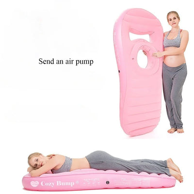 1pcs Pregnancy Maternity Bed Inflatable Pregnancy Pillow Yoga Mat for Pregnant Women Inflatable Mat Mattress Pillow Sleeping Mat
