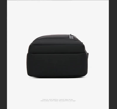 Fashion Business Men's Crossbody Bag Anti-Theft Password Lock Men's Chest Bag With USB Charging Port Travel Shoulder Bag for Man