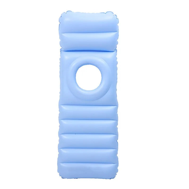 Pvc Women Inflatable Mat Mattress Pillow Sleeping Mat Float with Hole for Tummy Say Goodbye to Pregnancy Related Aches and Pains