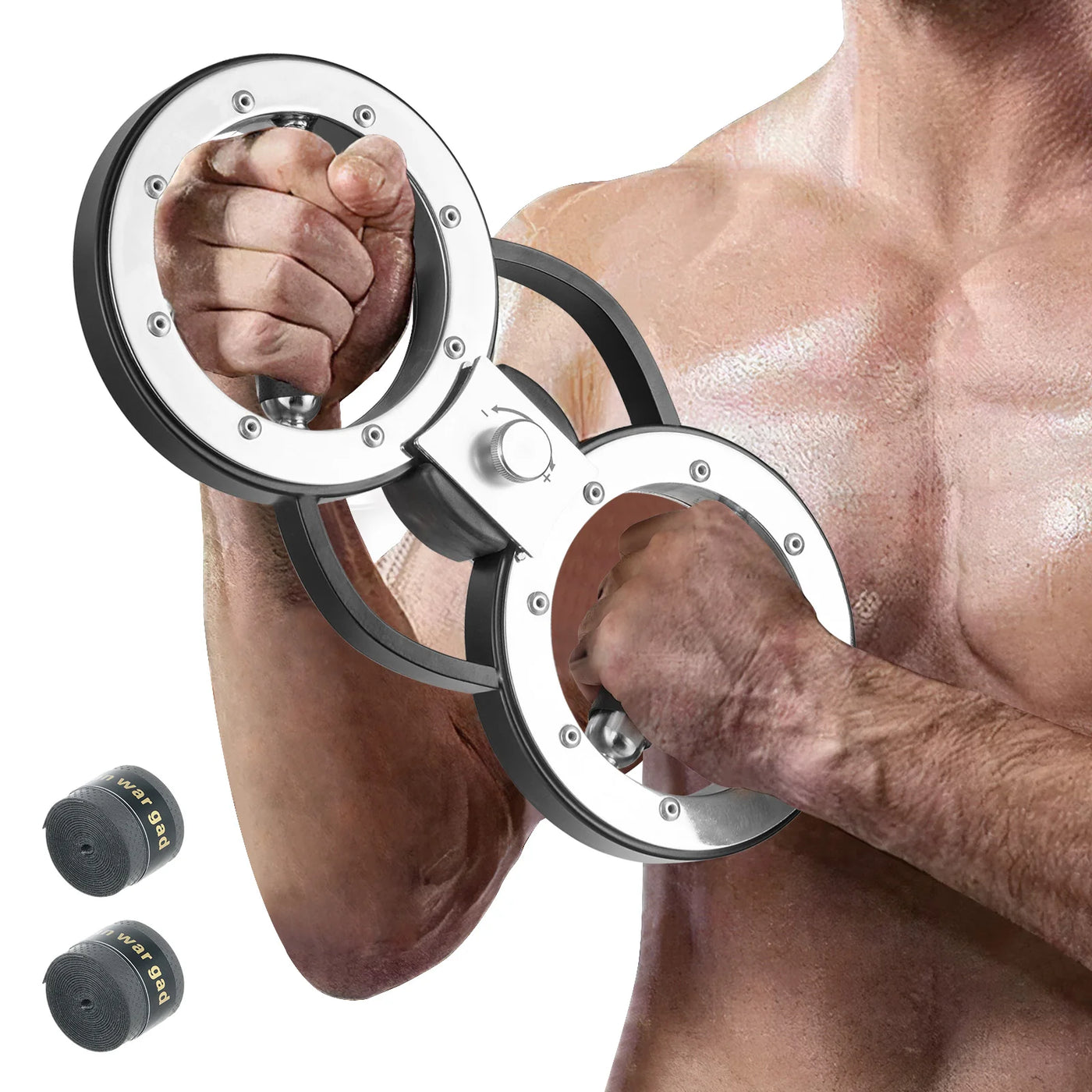 12 LBS Burn Machine w/Adjustable Resistance & 360° Rotation for Home/Gym