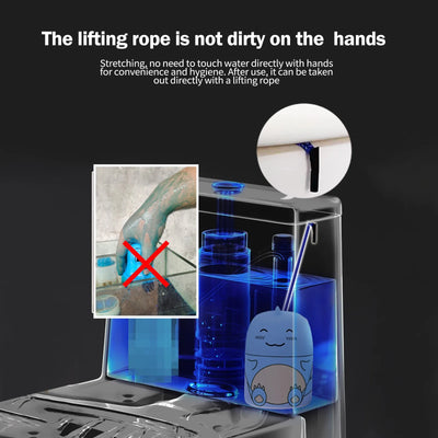 Automatic Bathroom Toilet Tank Cleaner With Ocean Scent Cute Dinosaur-Shaped Toilet Bowl Cleaner Bottle Bathroom Cleaning Supply