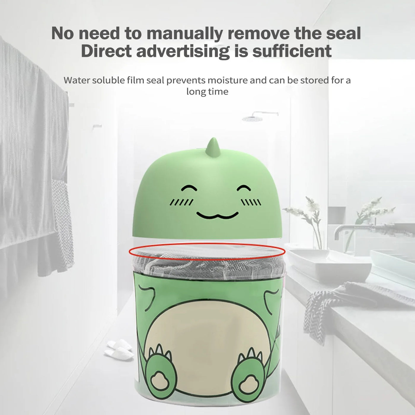Automatic Bathroom Toilet Tank Cleaner With Ocean Scent Cute Dinosaur-Shaped Toilet Bowl Cleaner Bottle Bathroom Cleaning Supply