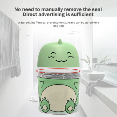 Automatic Bathroom Toilet Tank Cleaner With Ocean Scent Cute Dinosaur-Shaped Toilet Bowl Cleaner Bottle Bathroom Cleaning Supply