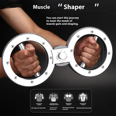 Burn Machine Resistance Adjustable Arm Workout Equipment Grip Strength Trainer for Home and Gym Workouts and Rehabilitation