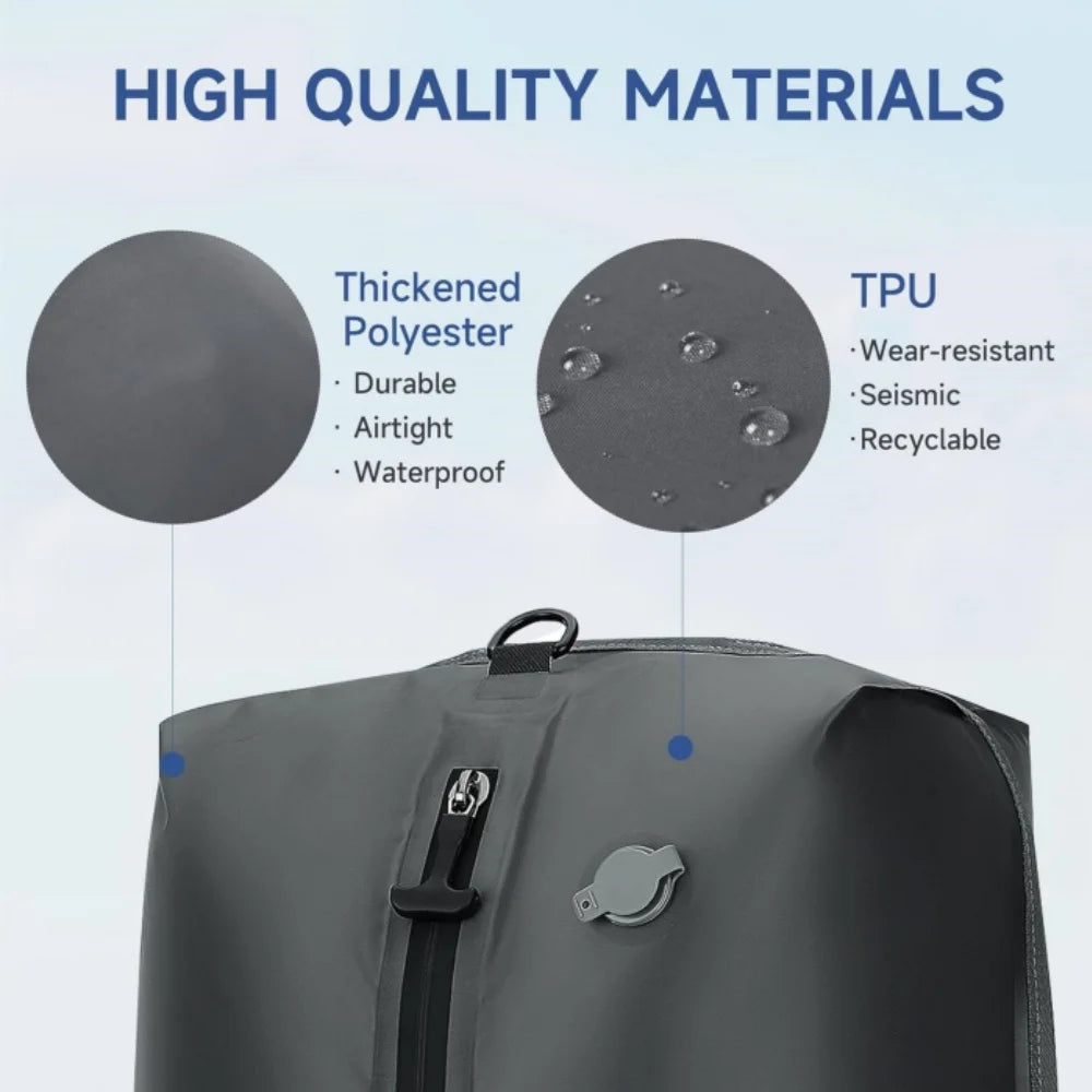 Vacuum Storage Bags Travel Essentials Compression Pack Empty Bag Clothes Vacuum Travel Bag, for Suitcases Backpack Space Saver