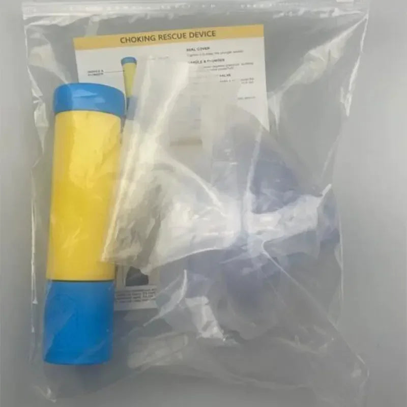 Portable Upgrade First Aid Kit for Kids Adults Choking Emergency Life Saving Suction Vac Anti Choke Device