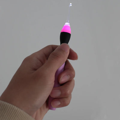 9-In-1 Luminous Led Needle Usb Knitting Knitting Tool Kit Crochet Knitting Hooks Set Knitting Tool Needle