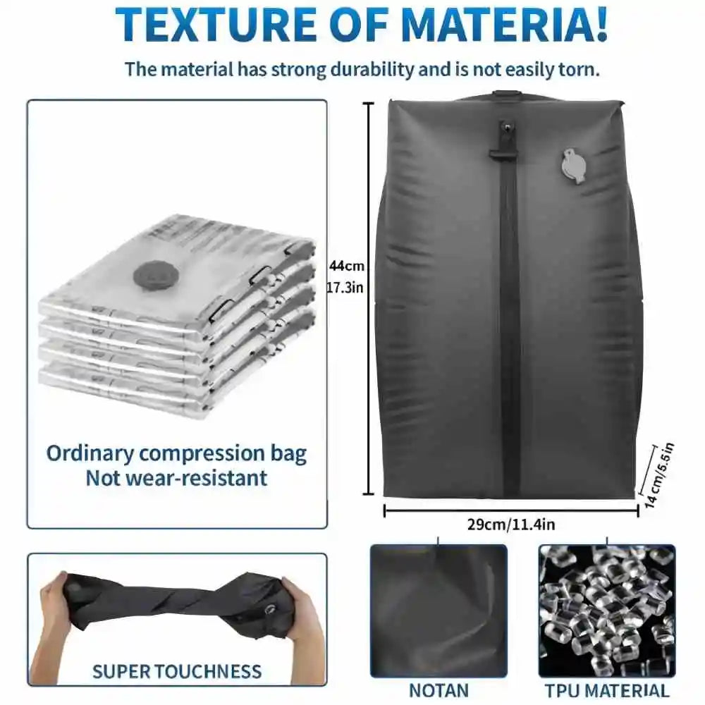 Vacuum Storage Bag Empty Bags for Clothes, for Large Clothes Storing Compression pack Empty Bag Travel vacuum Storage bags