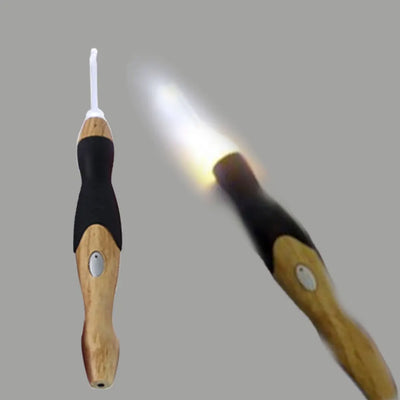 9-In-1 Luminous Led Needle Usb Knitting Knitting Tool Kit Crochet Knitting Hooks Set Knitting Tool Needle