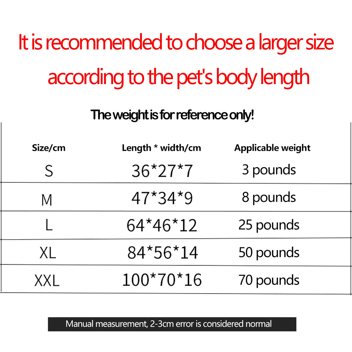 Waterproof Dog Bed 600D Oxford Pet Dogs Beds for All Seasons Thickened PP Cotton Filling Bite-resistant Pet Mat Dog Accessories