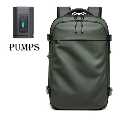 Men Travel Backpack vacuum compression Laptop Backpack 17 inch Extended Large Capacity school Backpack Hiking Business backpack