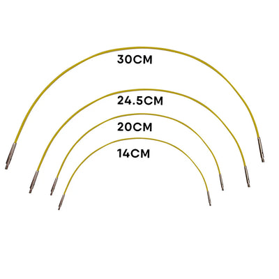 Knitting Needles Removable Ebony Wood 1 Set Crochet Hooks Needles Handmade Crafts Comfortable Grip for DIY Scarves Gloves