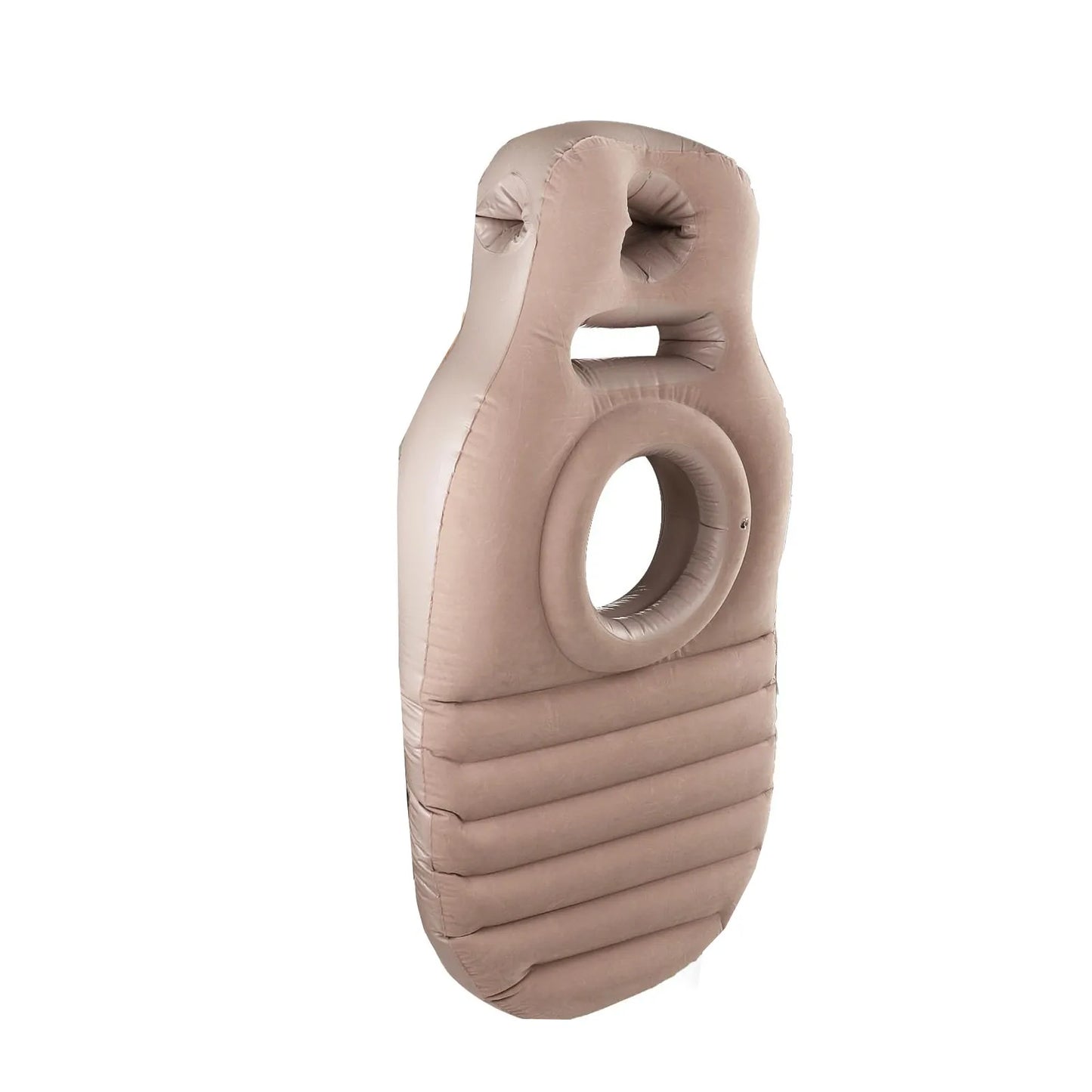 Inflatable Mattress Pregnancy Pillow O-type Yoga Mat With Belly Hole Best For Prone Sleepers （Need to inflate by oneself）