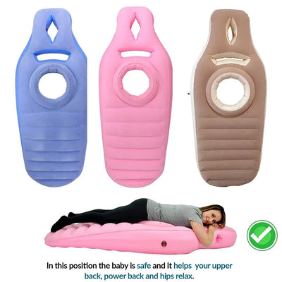 1pcs Pregnancy Maternity Bed Inflatable Pregnancy Pillow Yoga Mat for Pregnant Women Inflatable Mat Mattress Pillow Sleeping Mat