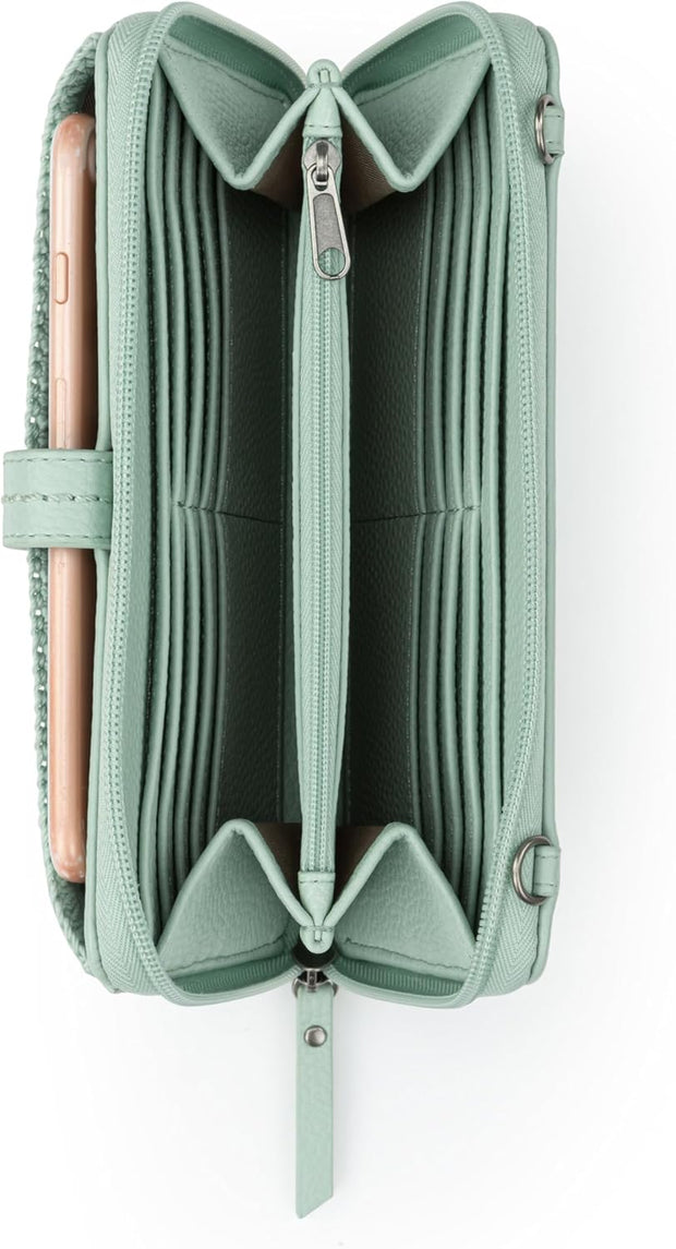 Iris Smartphone Crossbody Purse - Women'S Cellphone Bag & Wallet for Everyday - Convertible Wristlet with Zipper
